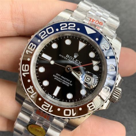 spot fake rolex gmt master ii